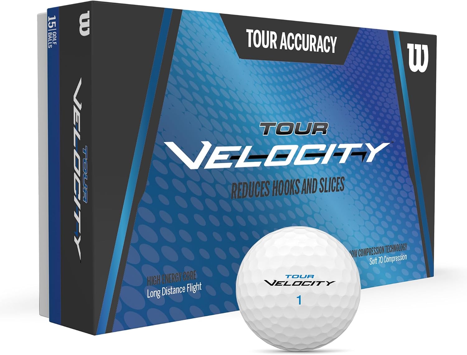 Wilson Tour Velocity Accuracy Golf Ball