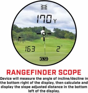 Callaway 300 Pro Laser Rangefinder User View